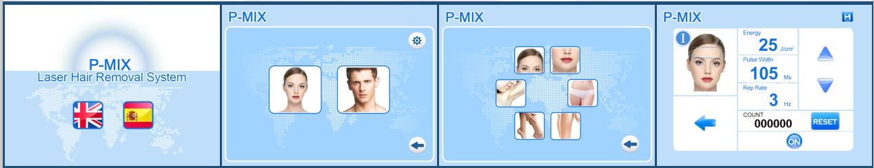 P-mix Hair Removal Machine