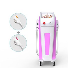 Doppelgriffe IPL OPT SHR dauerhafte Haarentfernungsmaschine